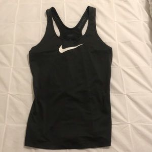 Nike Pro compression racerback running tank